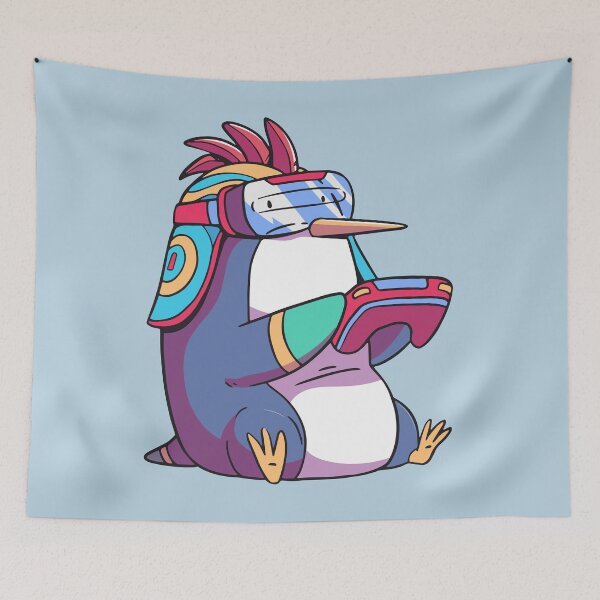 Item preview, Cute Gamer Animal Cartoon // Penguin Gamer designed and sold by SLAG-Creative.