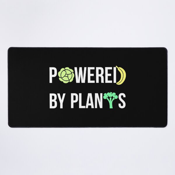 Item preview, Powered by Plants - Vegetarian - Vegan - Funny Veggie Lover designed and sold by AnyKitty.