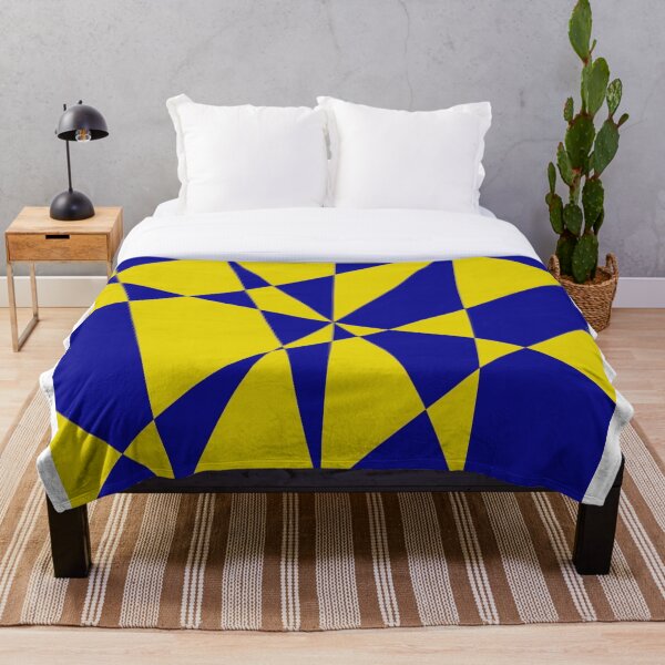 Item preview, Abstracción geométrica amarilla y azul designed and sold by geometric01MG.