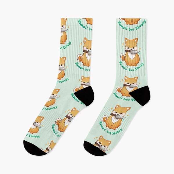 Item preview, Kawaii but Stabby Shiba designed and sold by heysoleilart.