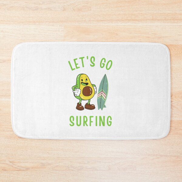 Item preview, Funny Avocado Surfing - Let's Go Surfing designed and sold by HDTees4U.