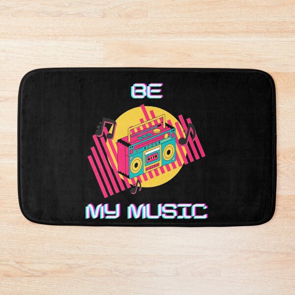 Item preview, Music design with pink retro with a quote "BE MY MUSIC". designed and sold by THEPURITYSTAR.