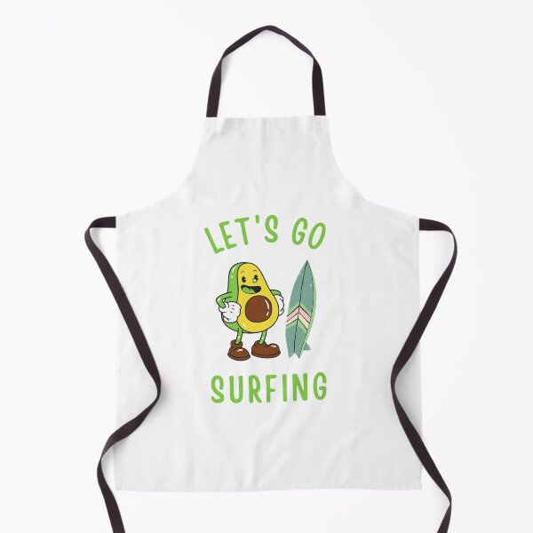 Item preview, Funny Avocado Surfing - Let's Go Surfing designed and sold by HDTees4U.