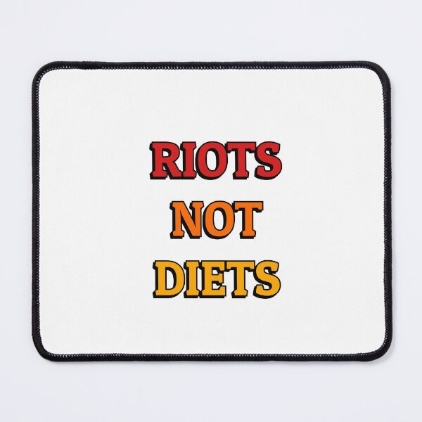 Item preview, RIOTS NOT DIETS womens day - anti diet culture designed and sold by Inspirationmotivation.