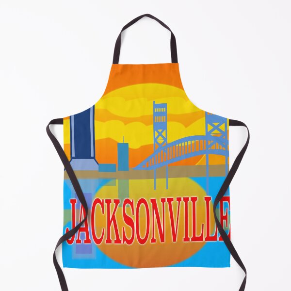 Item preview, Sunny Jacksonville Skyline Beside The St. John River Graphic designed and sold by EdwardMonet.