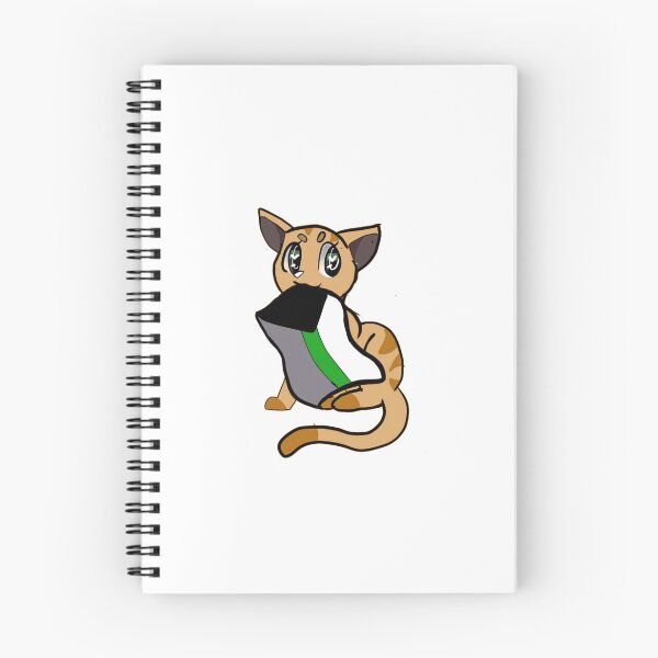 Item preview, Demiromantic ginger pride cat designed and sold by Dollymeds.