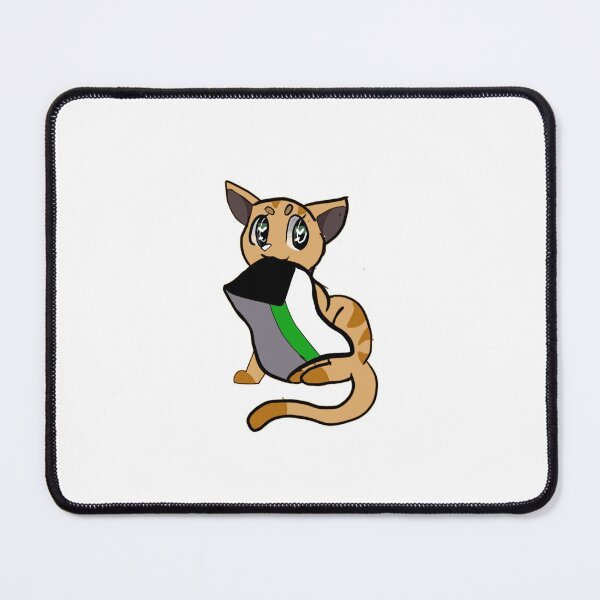 Item preview, Demiromantic ginger pride cat designed and sold by Dollymeds.