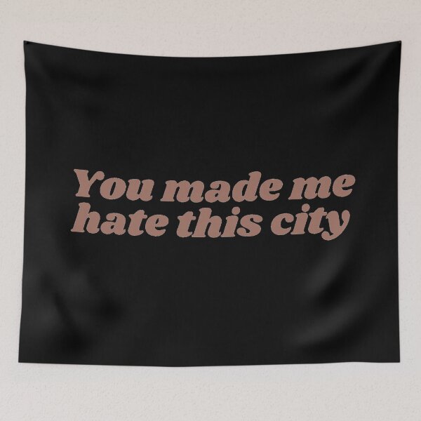 Item preview, You made me hate this city|Happier than ever| Billie eilish  designed and sold by Lavannya.