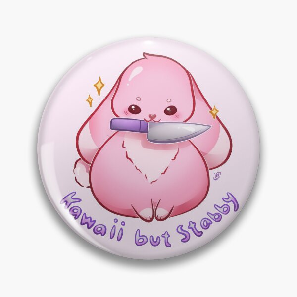 Item preview, Kawaii but Stabby Bun designed and sold by heysoleilart.
