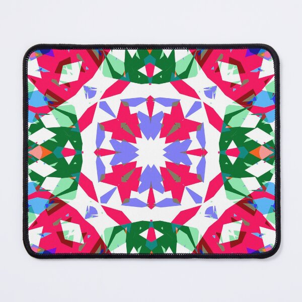 Item preview, Modern Colourful Vibrant Red Green Purple Blue Festive Christmas Holiday Geometric Pattern designed and sold by PatternPerfect.