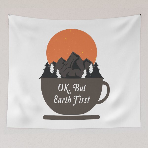 Item preview, Ok But Earth First designed and sold by SportsT-Shirts.