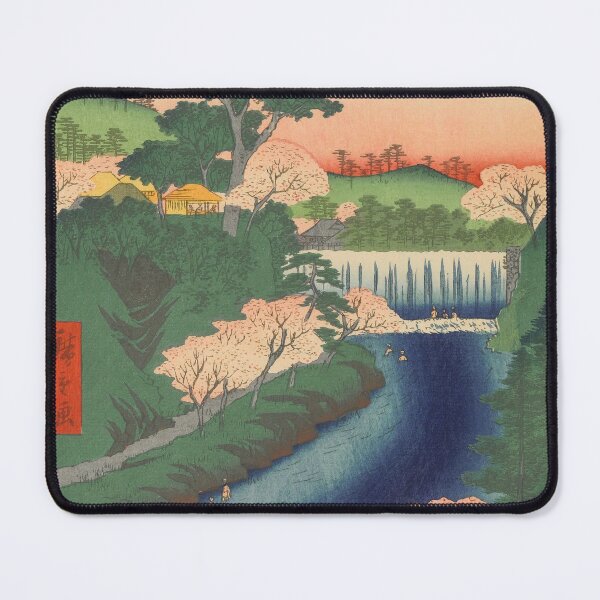 Item preview, Otonashi River Park Vintage Ukiyo-e Japanese Art designed and sold by VintageArchive.
