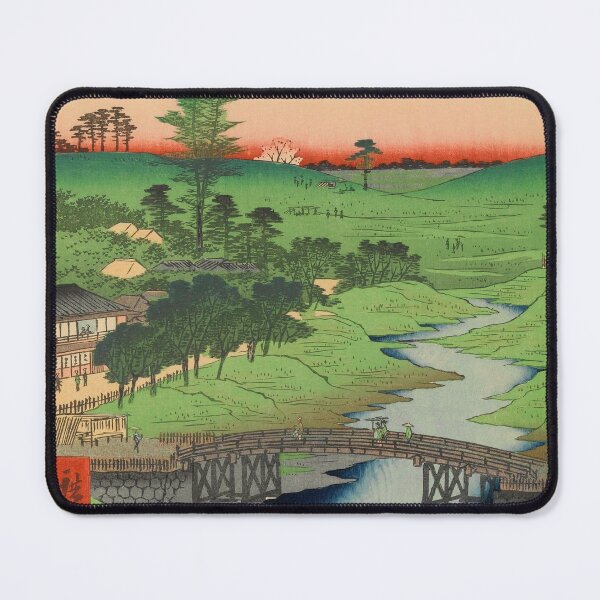Item preview, Furukawa River Spring Landscape Vintage Ukiyo-e Japanese Art designed and sold by VintageArchive.