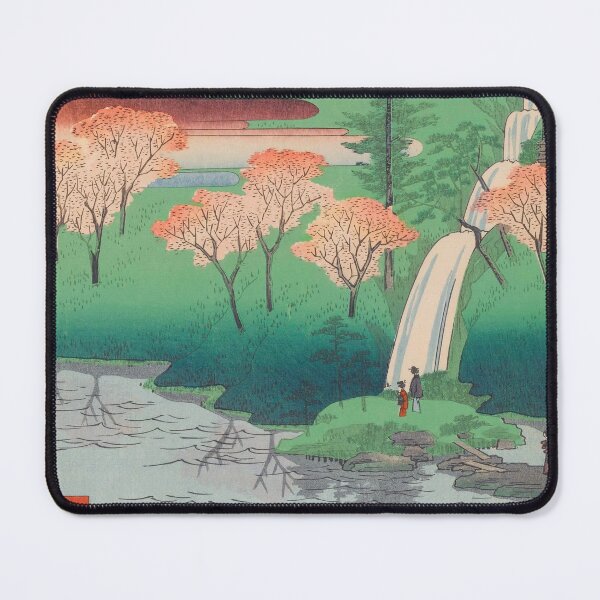 Item preview, Spring Chiyogaike Pond Vintage Ukiyo-e Japanese Art designed and sold by VintageArchive.