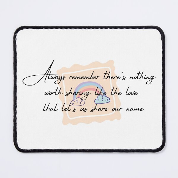 Item preview, the love that lets us share our name designed and sold by tiredandbored.