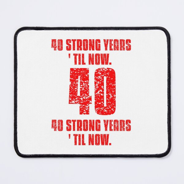 Item preview, Red vintage style for the 40th birthday designed and sold by vibeno1.