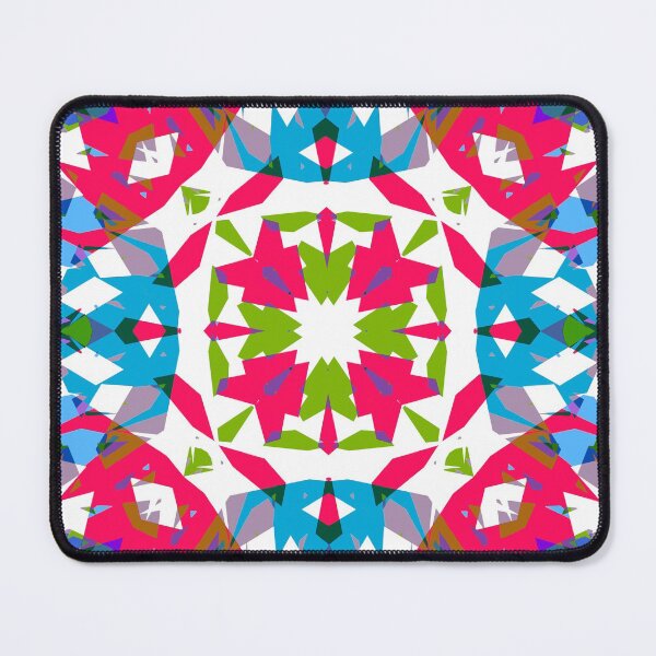 Item preview, Modern Colourful Vibrant Red Green Blue Festive Christmas Holiday Geometric Pattern designed and sold by PatternPerfect.