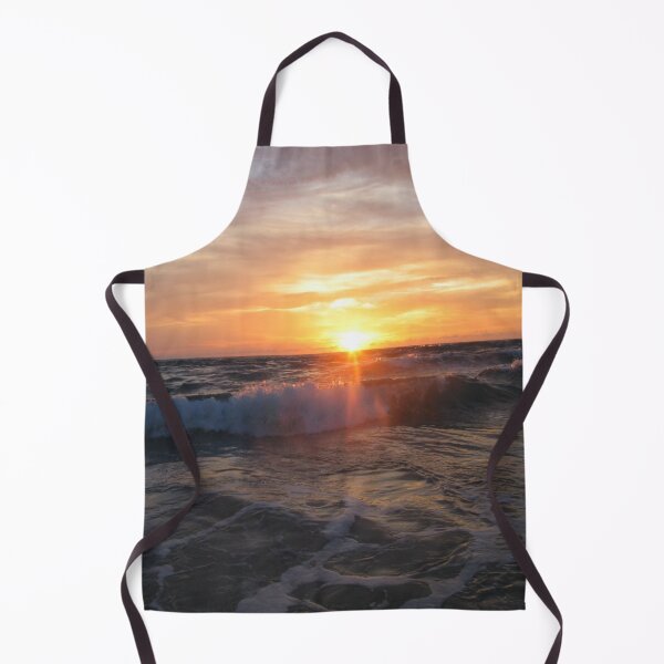 Item preview, Sunset on the Stormy Ocean Waves designed and sold by czavonarola.