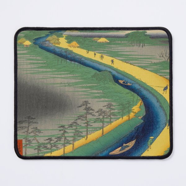 Item preview, Spring Yotsugi-dori Canal Vintage Ukiyo-e Japanese Art designed and sold by VintageArchive.