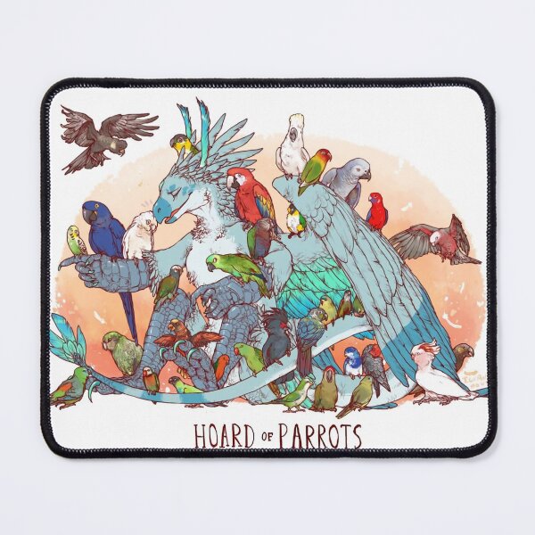Item preview, Hoard of Parrots designed and sold by LuciaDazai.