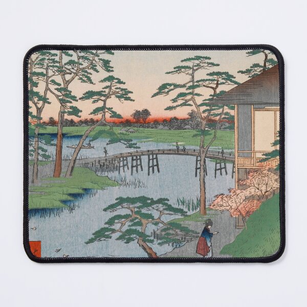 Item preview, Mokuboji Temple Vintage Ukiyo-e Japanese Art designed and sold by VintageArchive.