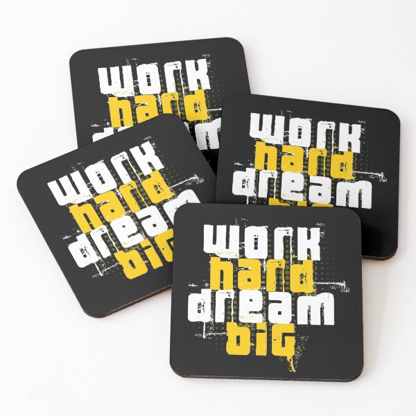 Item preview, Work hard dream big, morivation typography design. designed and sold by Slavic1991.