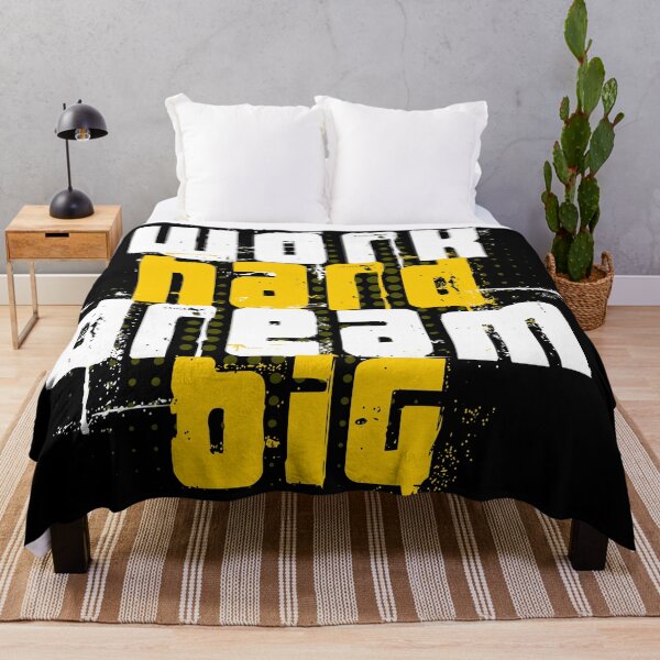 Item preview, Work hard dream big, morivation typography design. designed and sold by Slavic1991.