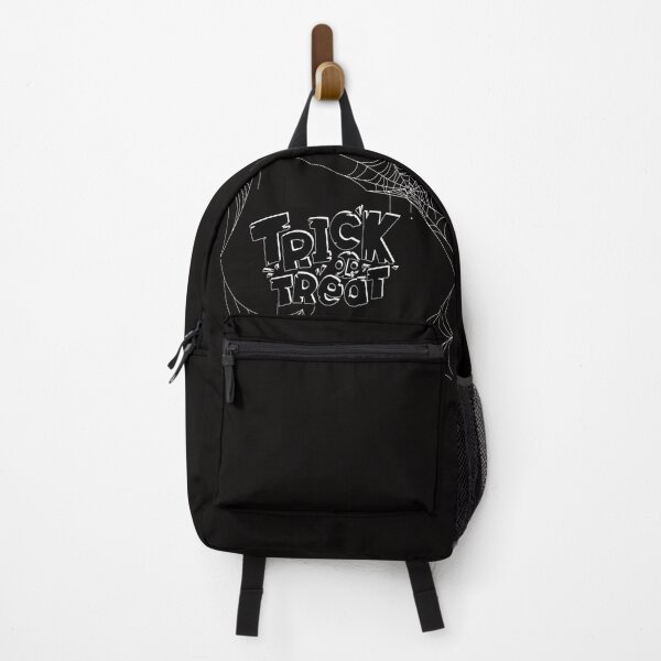 Item preview, Trick or Treat Text Caught in Cobweb Black designed and sold by WearWolfDesigns.