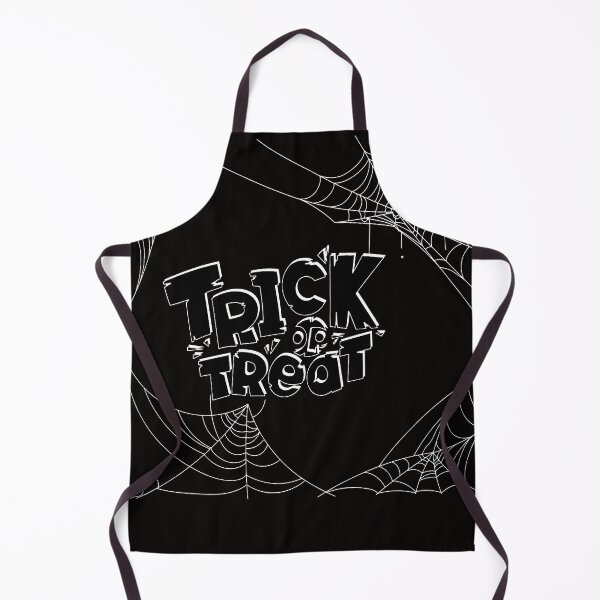 Item preview, Trick or Treat Text Caught in Cobweb Black designed and sold by WearWolfDesigns.