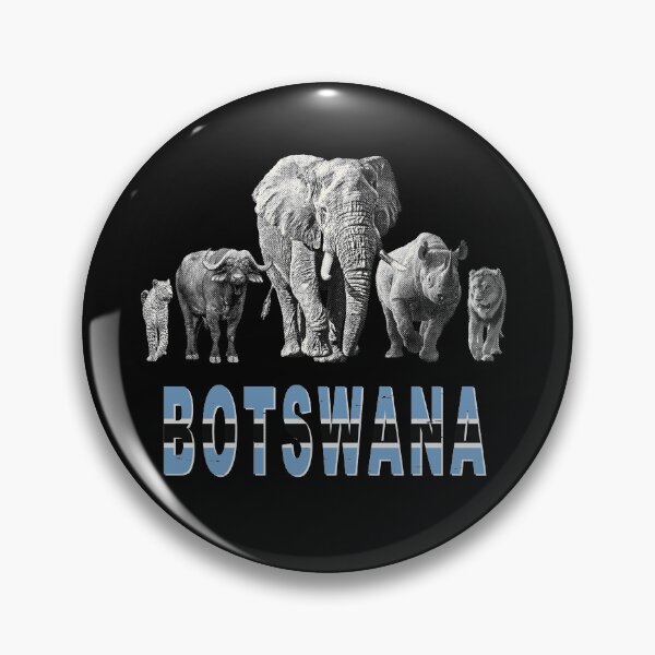 Item preview, Africa's Big Five Botswana Pride Wildlife designed and sold by Scotch Macaskill.
