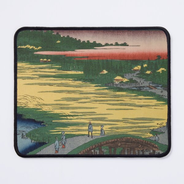 Item preview, Omokage Bridge over Kanda River Vintage Ukiyo-e Japanese Art designed and sold by VintageArchive.