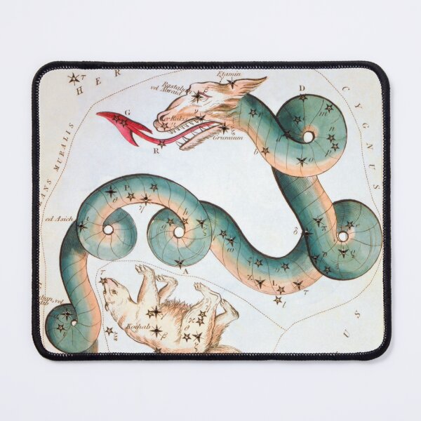 Item preview, Antique Constellation Map of Draco, Ursa Minor designed and sold by VintageArchive.