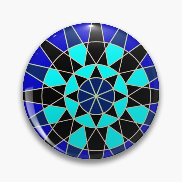 Item preview, Blue compass Geometric artwork designed and sold by geometric01MG.