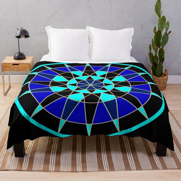Item preview, Blue compass Geometric artwork designed and sold by geometric01MG.