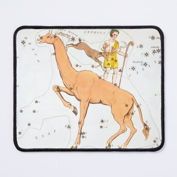 Item preview, Antique Constellation Map of Camelopardalis, Tarandus, Custos Messium designed and sold by VintageArchive.