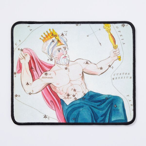 Item preview, Antique Cepheus Constellation Map designed and sold by VintageArchive.