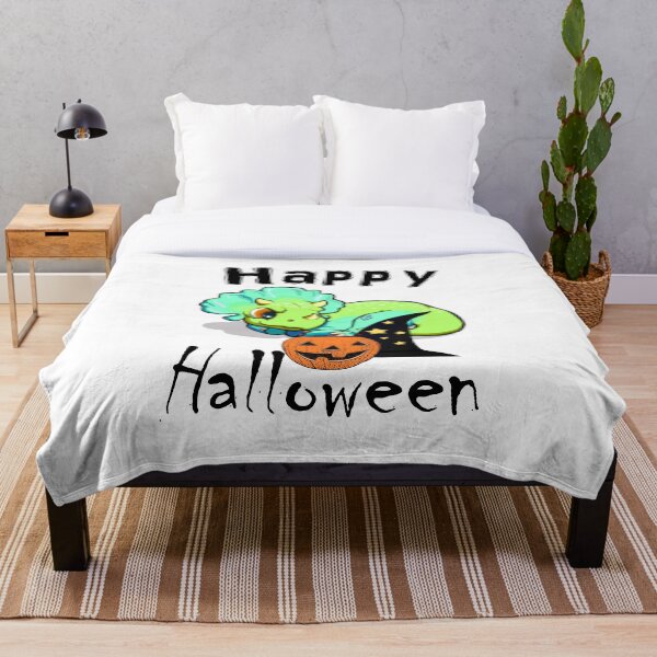 Aperçu de l'œuvre Halloween Dino Tricératops Joyeux Halloween #2 créée et vendue par Hypnotees.