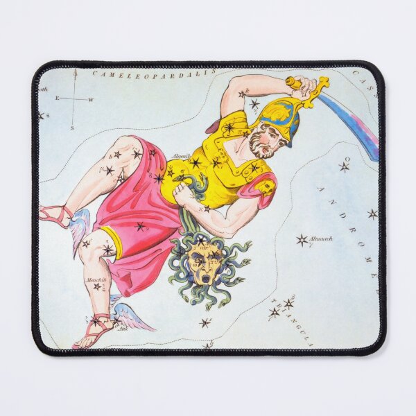 Item preview, Antique Constellation Map of Perseus, Caput Medusæ designed and sold by VintageArchive.