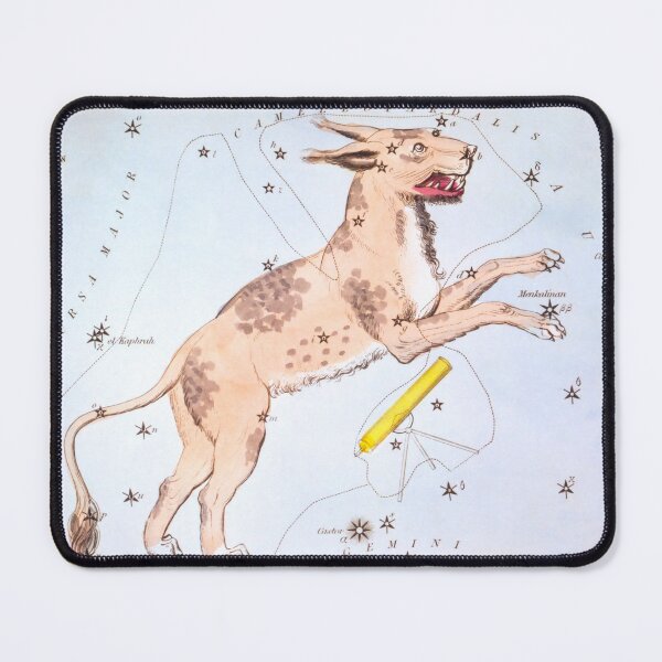 Item preview, Antique Constellation Map of Lynx, Telescopium Herschilii designed and sold by VintageArchive.