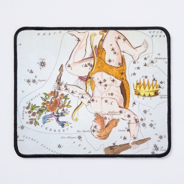 Item preview, Antique Constellation Map of Hercules, Corona Borealis designed and sold by VintageArchive.