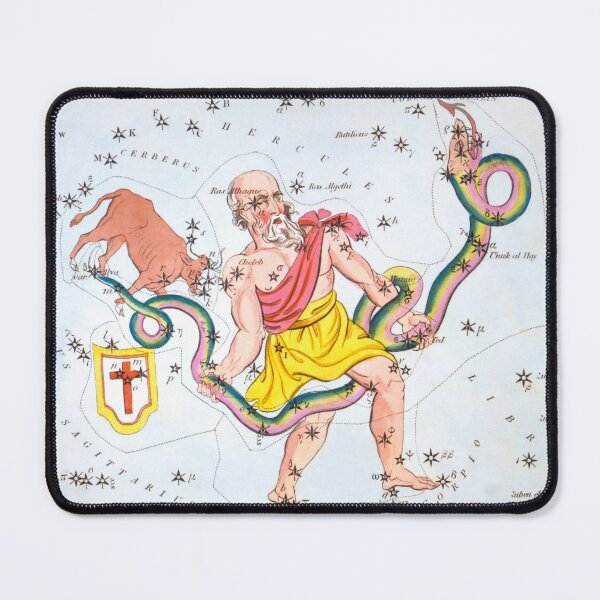 Item preview, Antique Constellation Map of Taurus Poniatowski, Serpentarius, Scutum, Serpens designed and sold by VintageArchive.