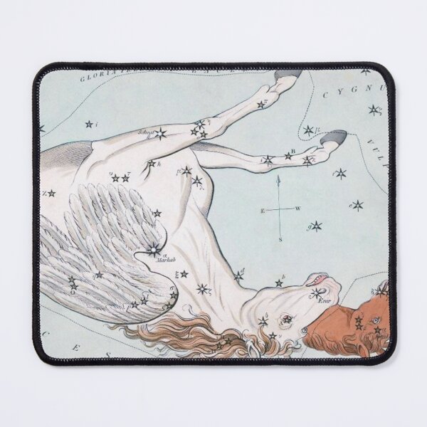 Item preview, Antique Constellation Map of Pegasus, Equuleus designed and sold by VintageArchive.