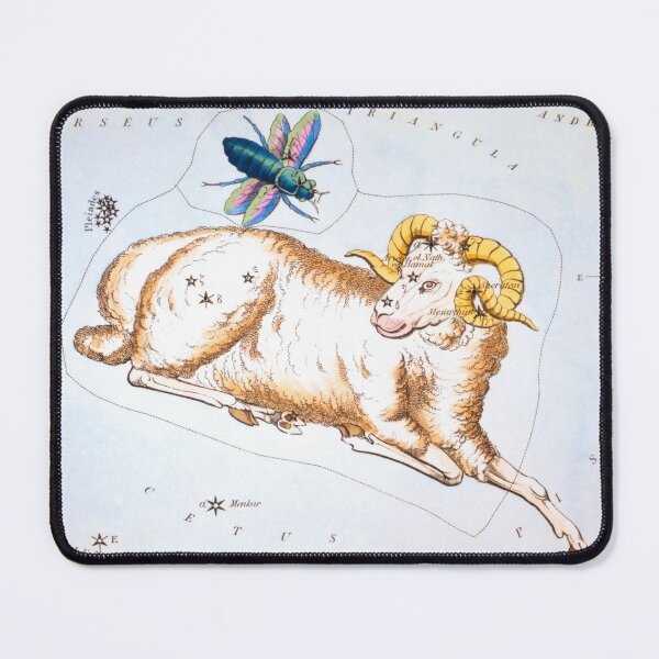 Item preview, Antique Constellation Map of Aries, Musca Borealis designed and sold by VintageArchive.