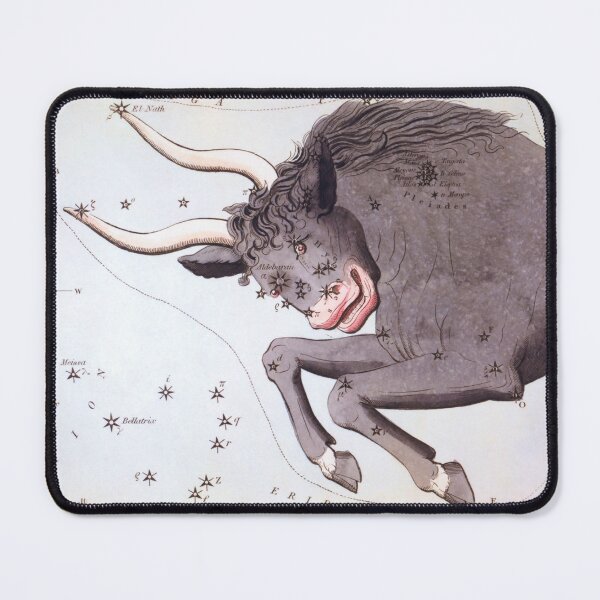 Item preview, Antique Taurus Constellation Map designed and sold by VintageArchive.