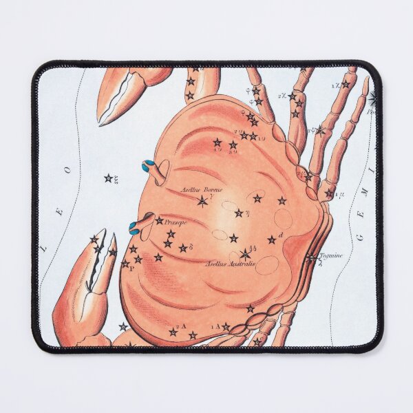 Item preview, Antique Cancer Constellation Map designed and sold by VintageArchive.