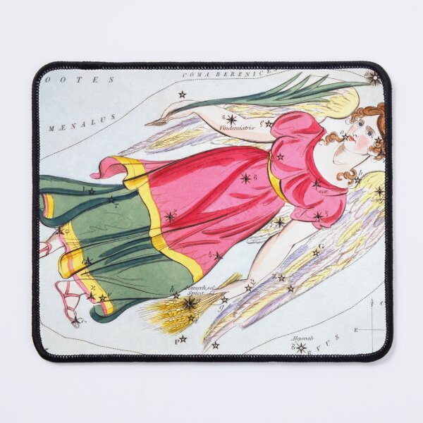 Item preview, Antique Virgo Constellation Map designed and sold by VintageArchive.