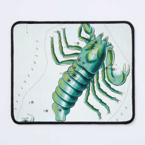 Item preview, Antique Scorpio Constellation Map designed and sold by VintageArchive.