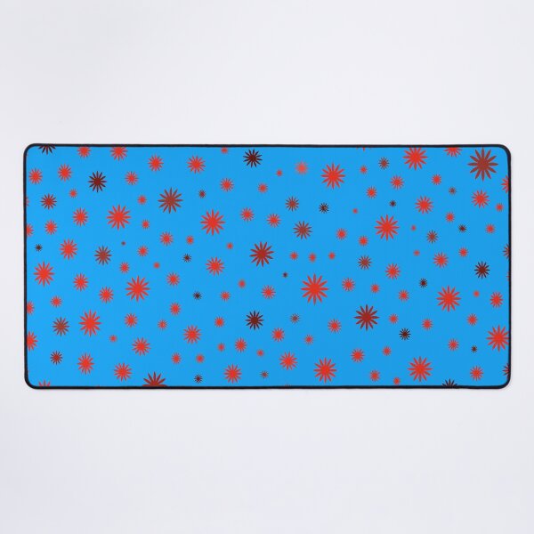 Item preview, Starburst Pattern in Reds & Light Blue designed and sold by Rockett Graphics.