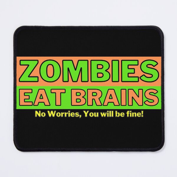Item preview, Zombies eat brains designed and sold by Gilby-Designs.