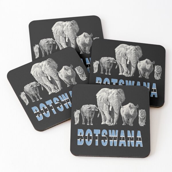 Item preview, Africa's Big Five Botswana Pride Wildlife designed and sold by Scotch Macaskill.